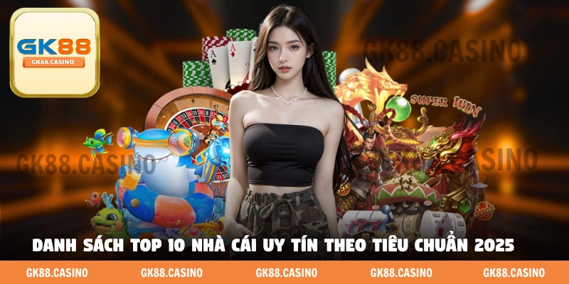Danh sách top 10 nhà cái uy tín theo tiêu chuẩn 2025